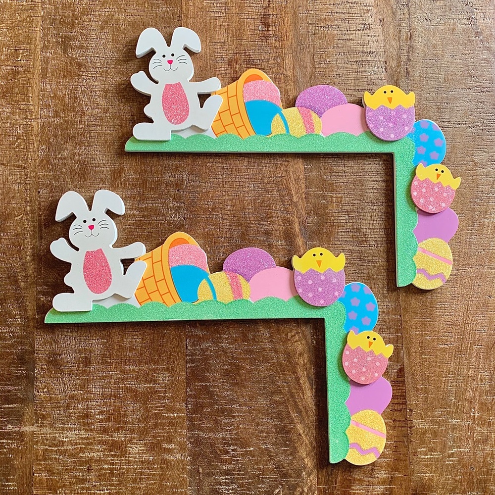 New Set of 2 Wood Easter Door Frames